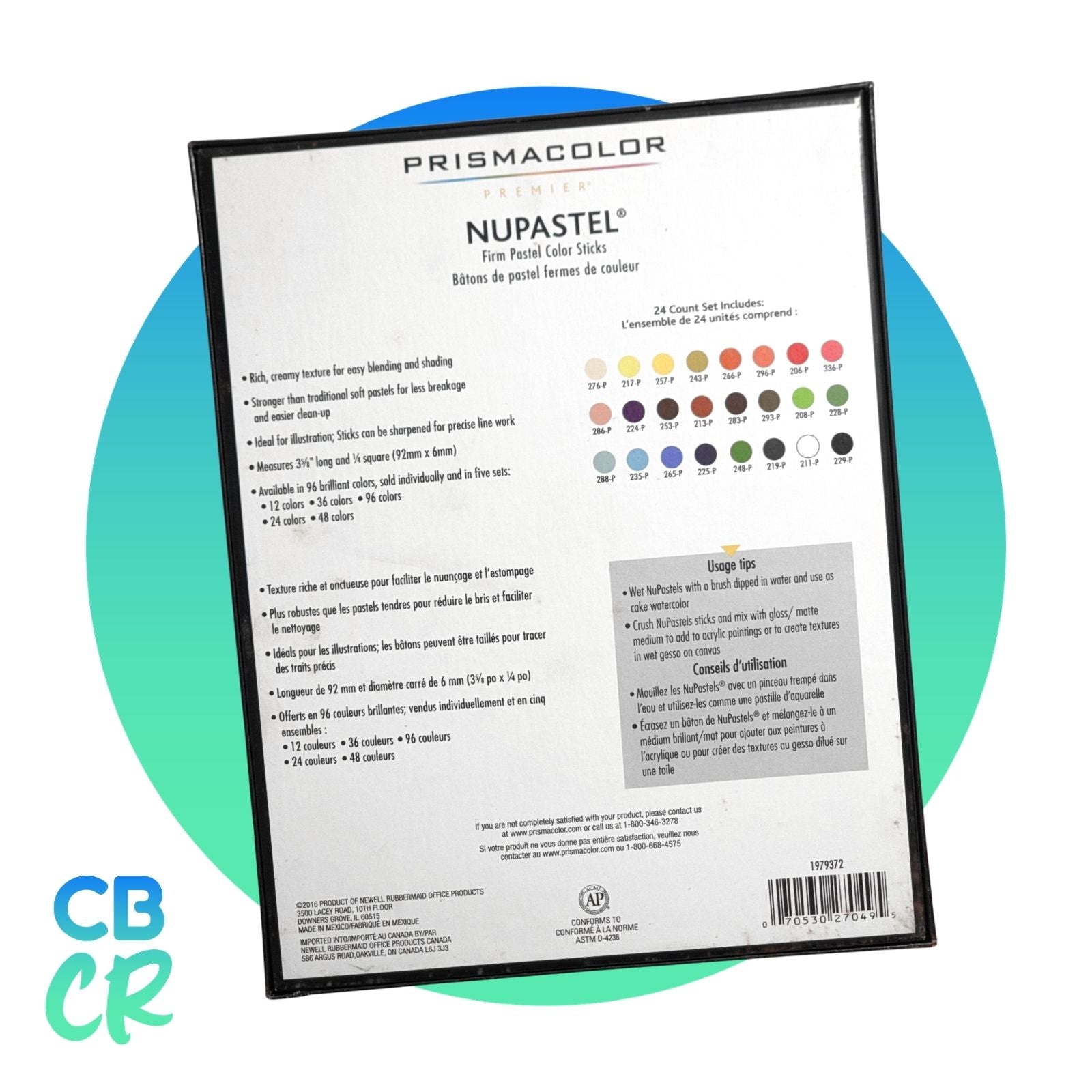Tizas Pastel NuPastel de 24 Colores | Prismacolor Premier