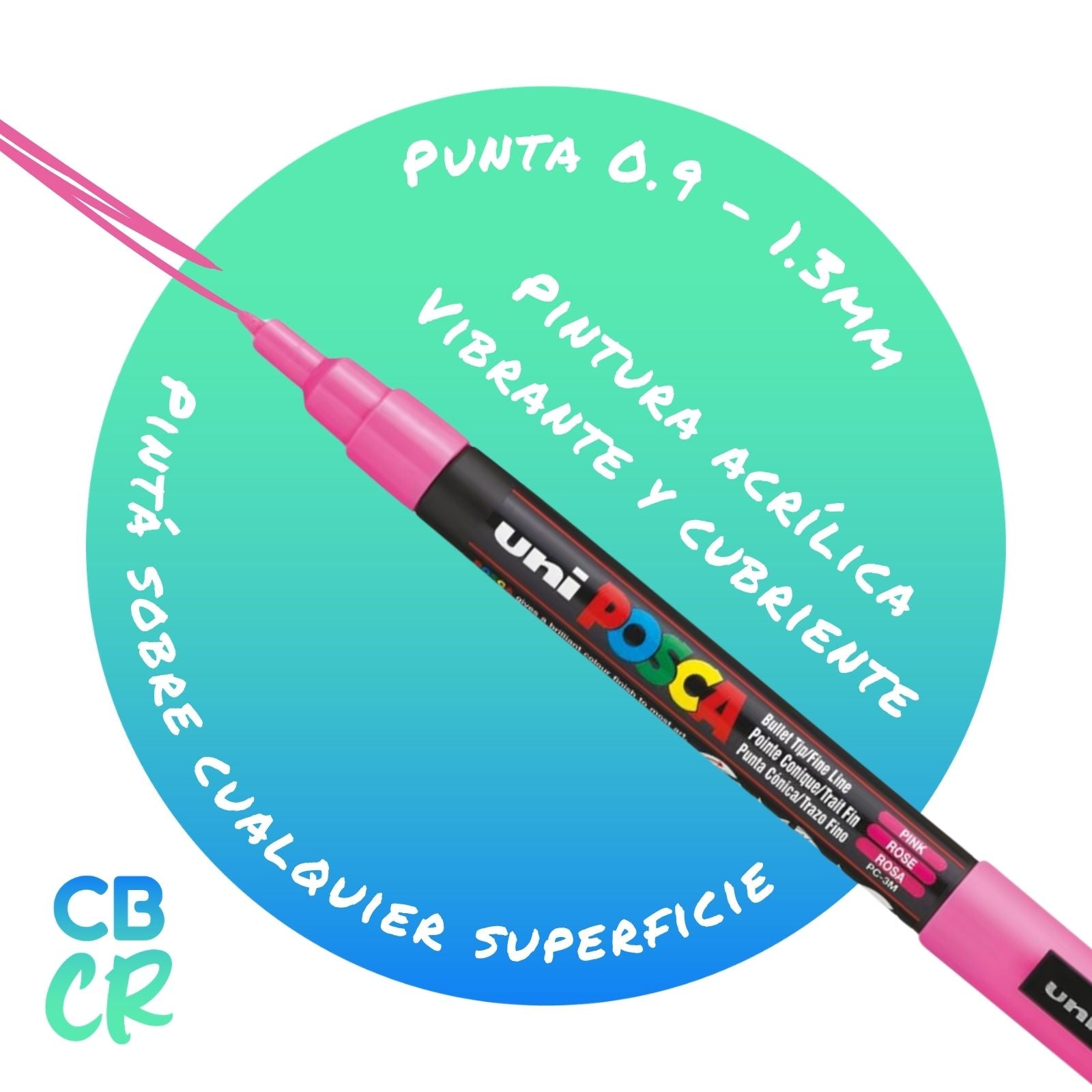 Marcadores Acrílicos PC-3M 15 Colores | POSCA