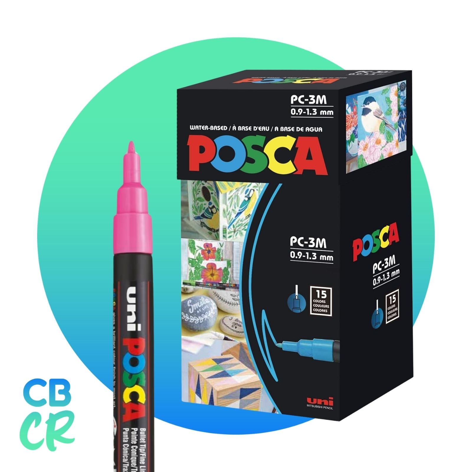 Marcadores Acrílicos PC-3M 15 Colores | POSCA
