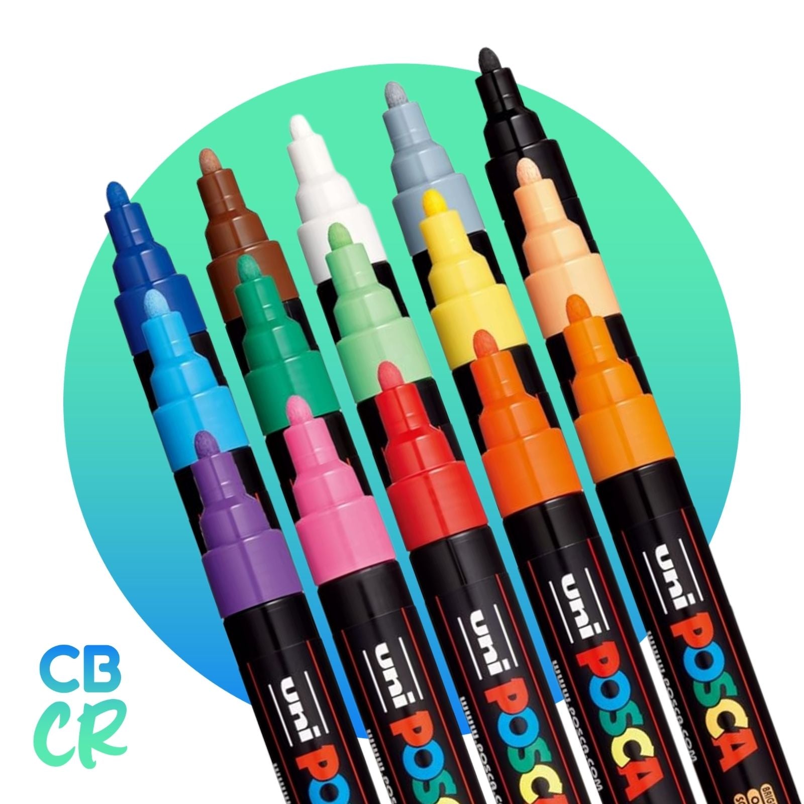 Marcadores Acrílicos PC-5M 15 Colores | POSCA