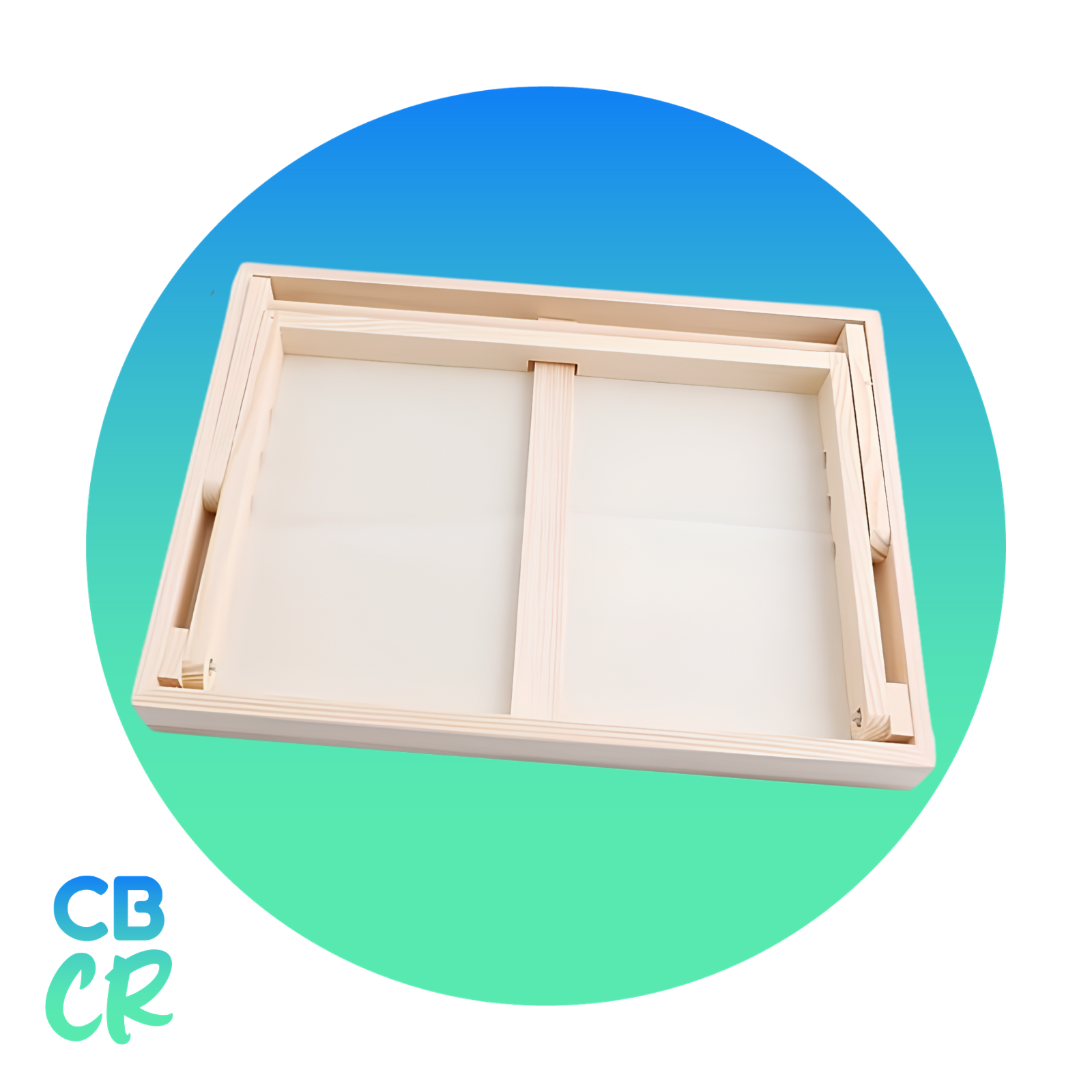 Caballete de mesa plegable sobre escrito