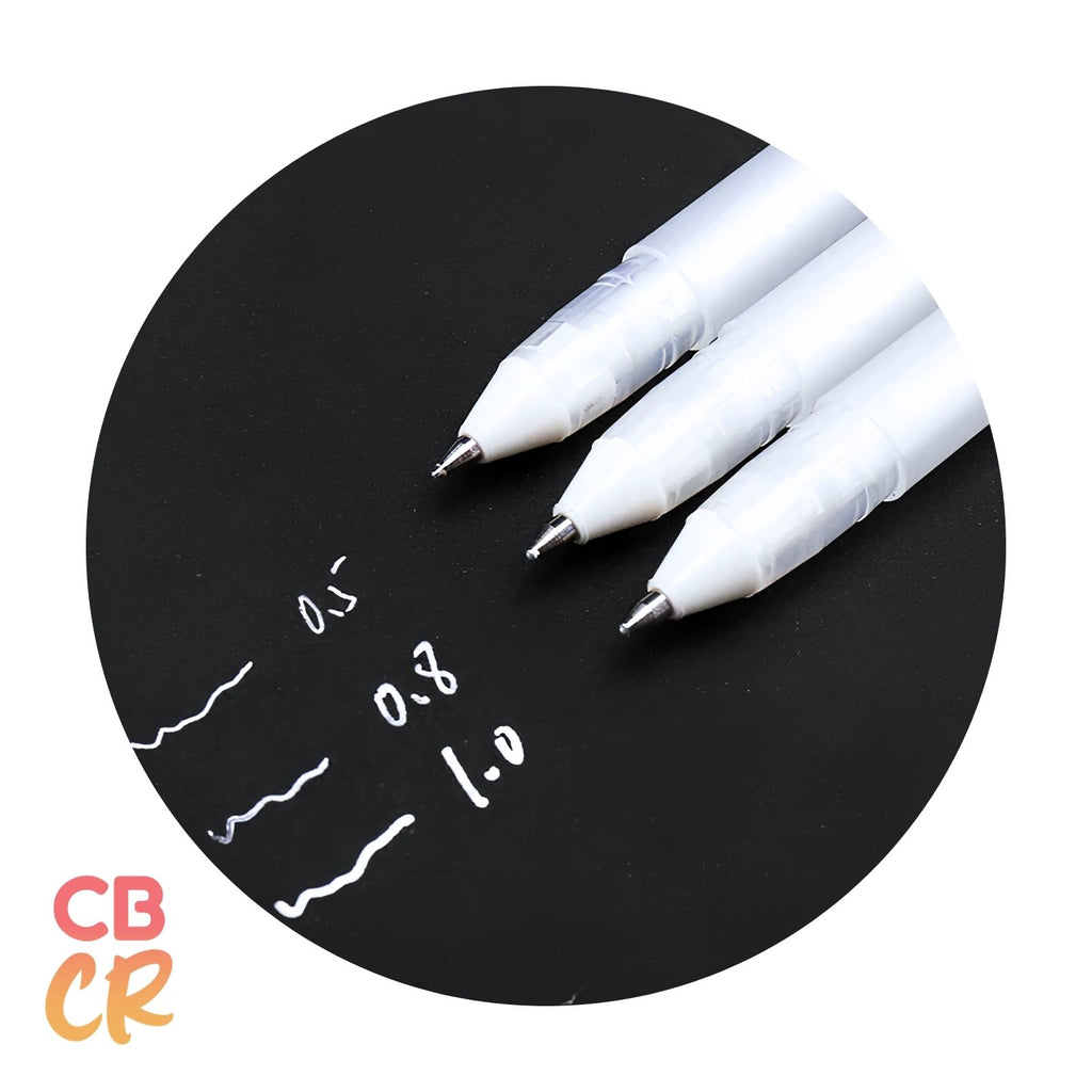 Pluma de Gel Blanco Gelly Roll (05, 08 y 10) por Unidad | SAKURA