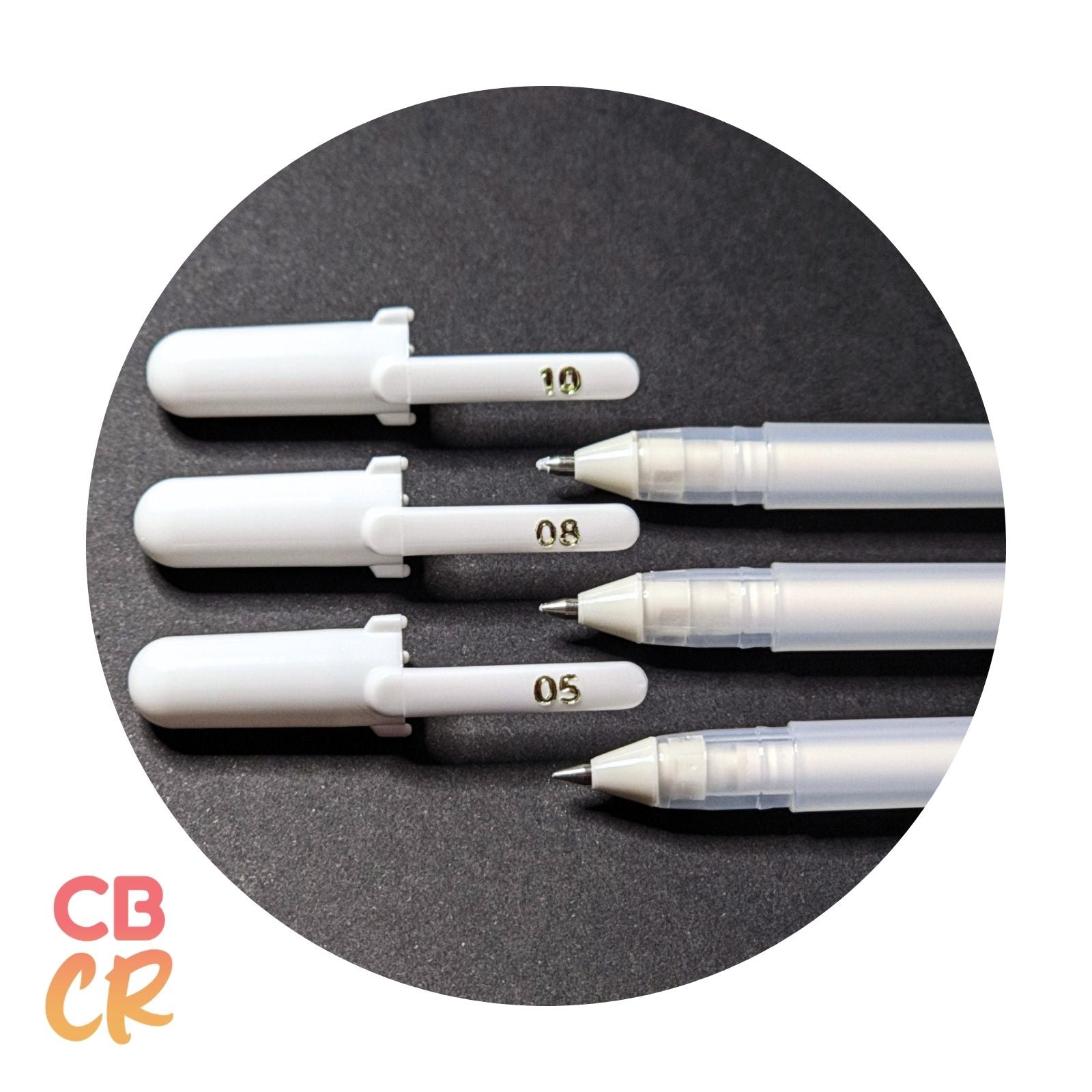 Pluma de Gel Blanco Gelly Roll (05, 08 y 10) por Unidad | SAKURA