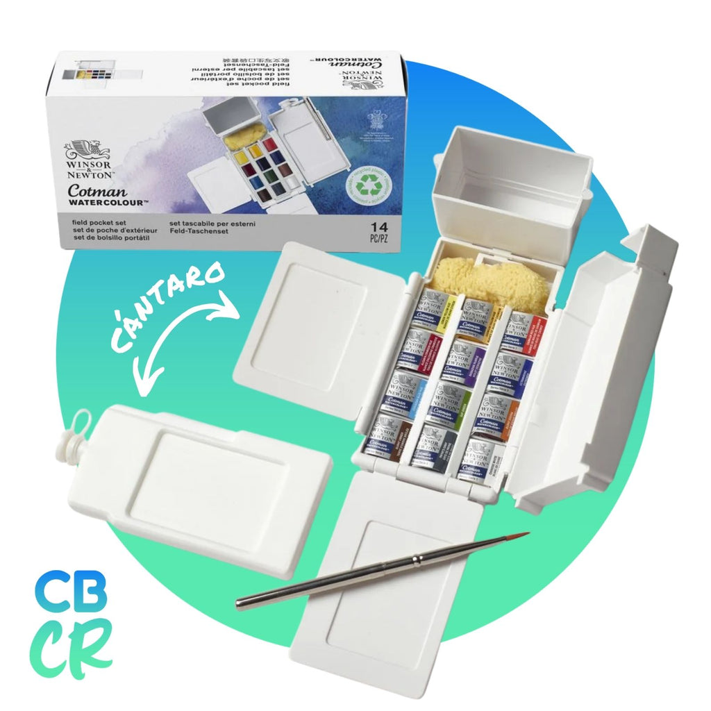 Set de 12 Acuarelas Cotman - Estuche de Viaje | Winsor & Newton