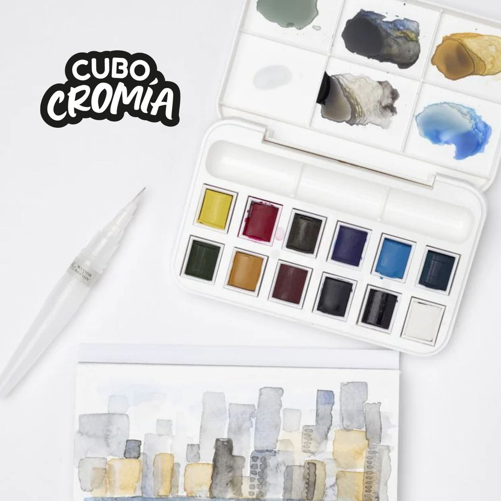 Set Acuarelas Cotman de 13 piezas - Pincel Recargable | Winsor & Newton