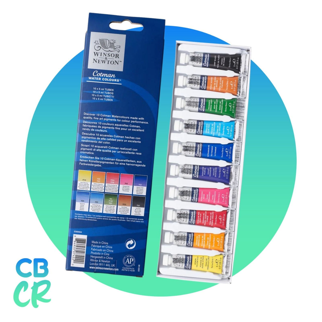 Acuarelas Cotman de 10 Colores 5ml | Winsor & Newton