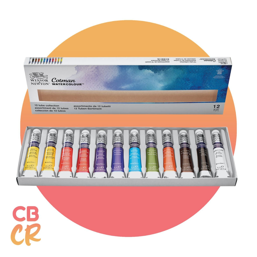 Acuarelas Cotman de 12 Colores 8ml | Winsor & Newton