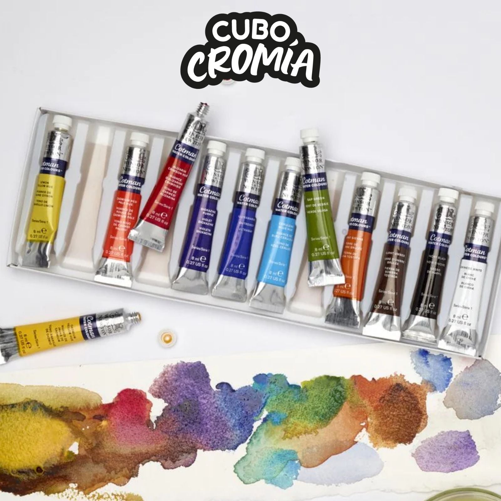Acuarelas Cotman de 12 Colores 8ml | Winsor & Newton