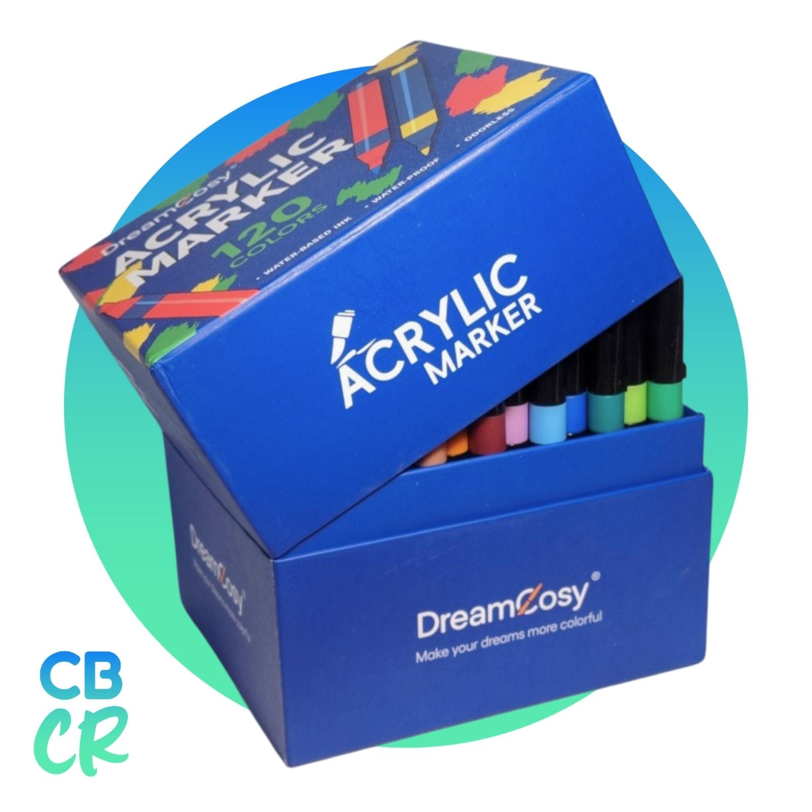 Marcadores Acrílicos Punta Pincel de 120 Colores | DreamCozy