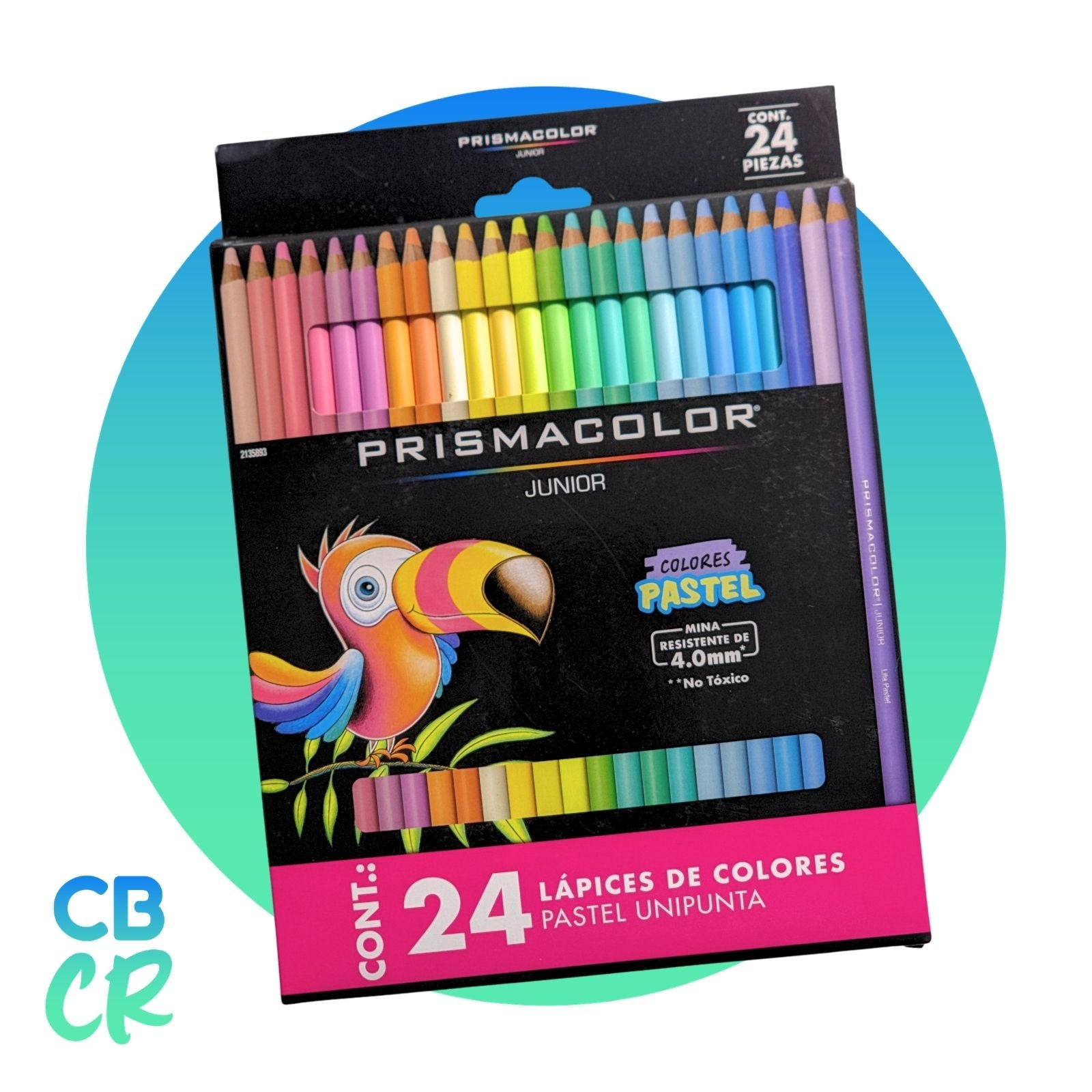 Lápices de Color Pastel de 24 Unidades | Prismacolor Junior