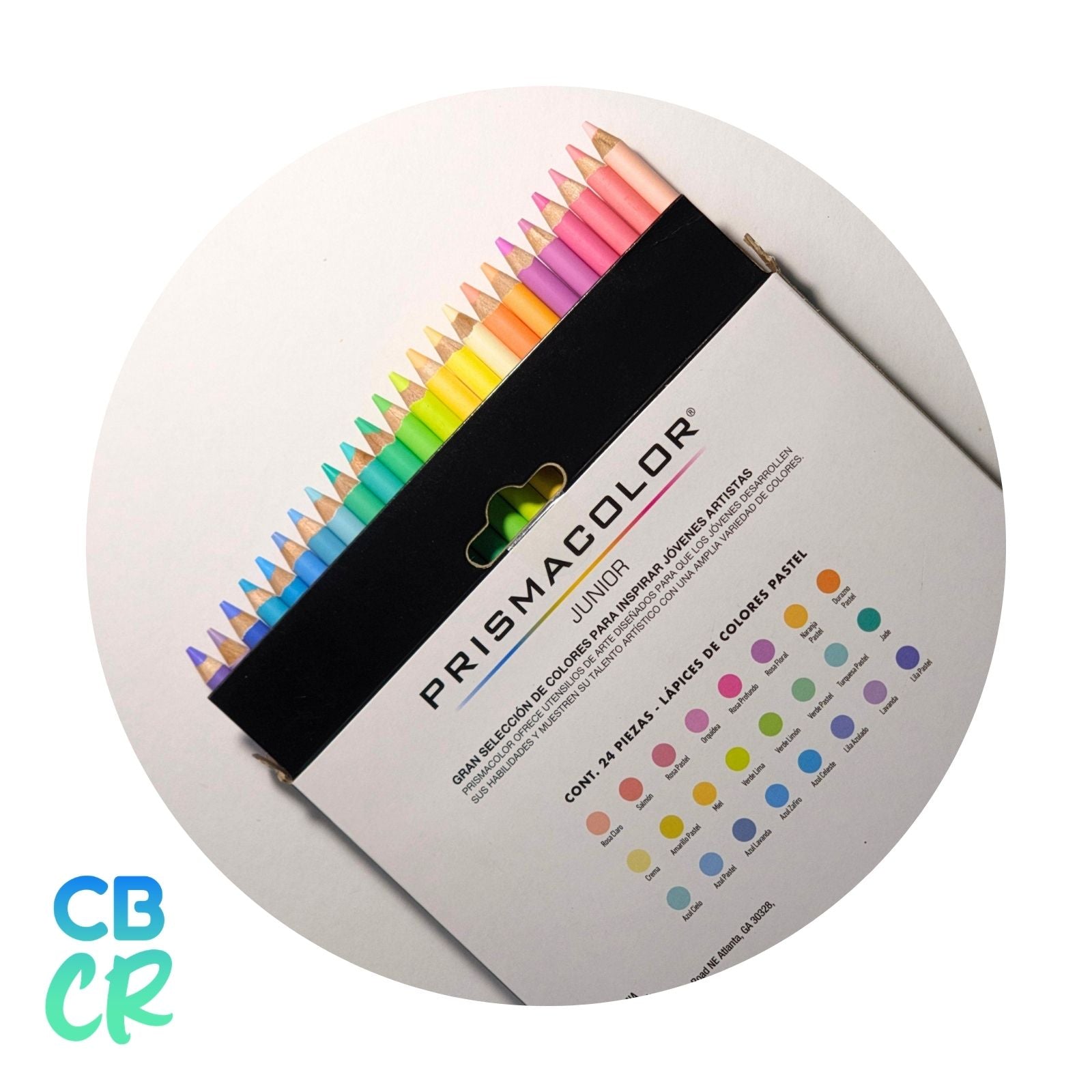 Lápices de Color Pastel de 24 Unidades | Prismacolor Junior