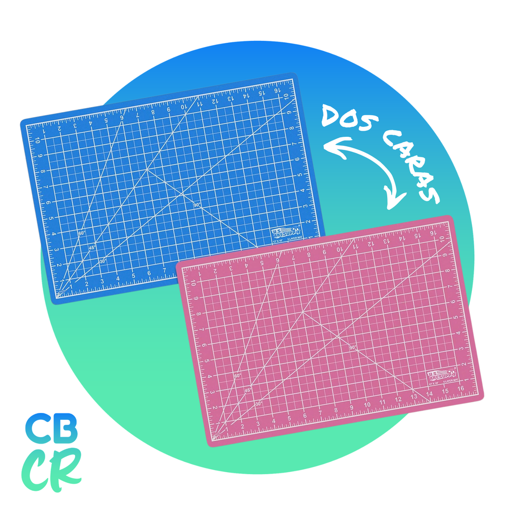 Mat de corte doble cara U.S. Art Supply para papel, tela, cuero y arcilla