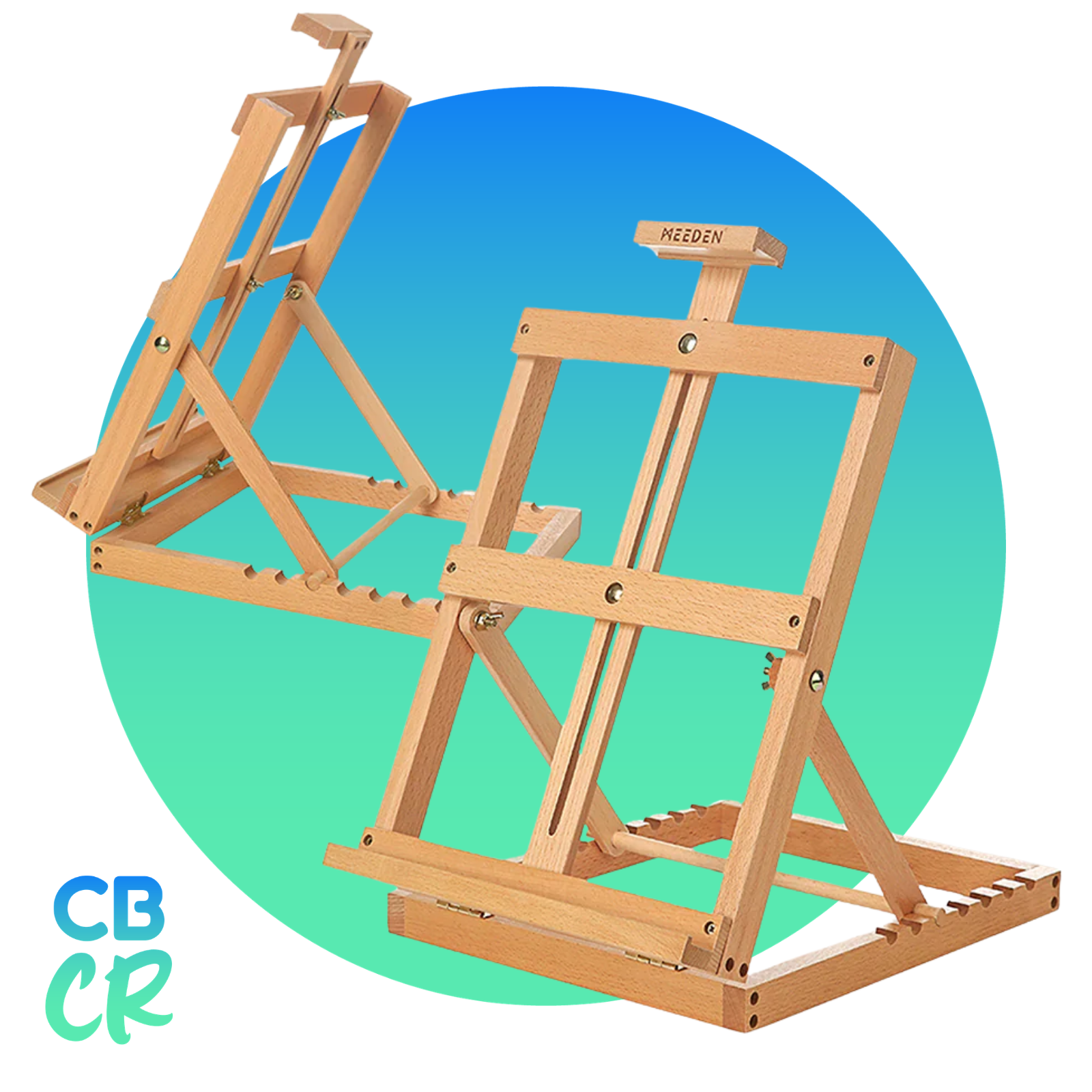 Caballete MEEDEN compatible con lienzos de hasta 58 cm