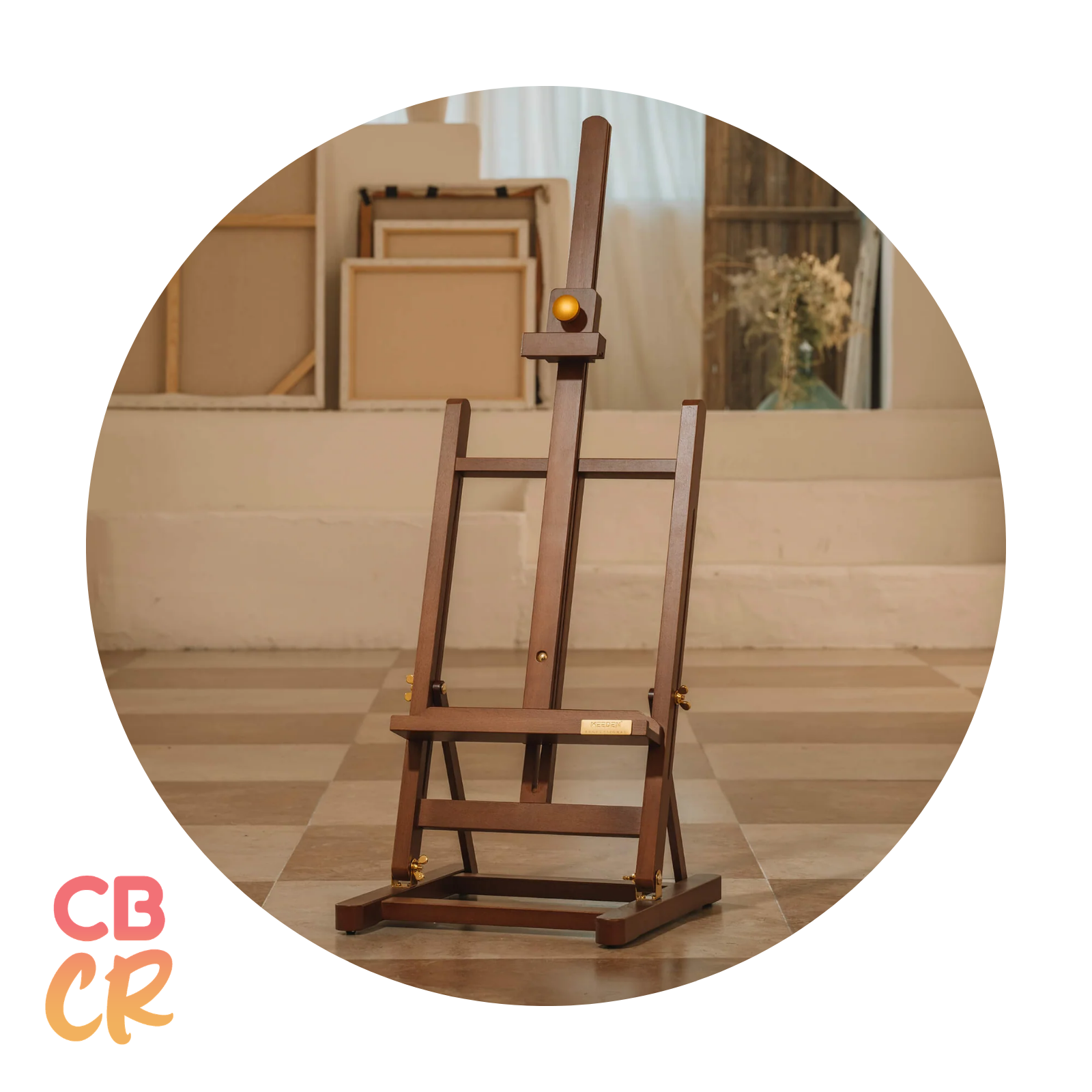 Caballete MEEDEN compatible con lienzos hasta 70 cm